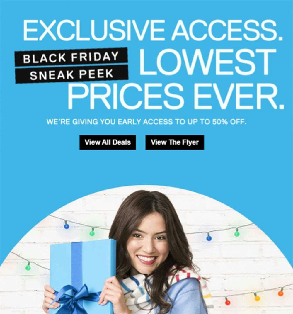 Dell Black Friday Ejemplo de asunto de correo electrónico