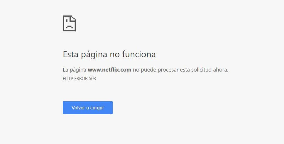 Cómo solucionar el error 503