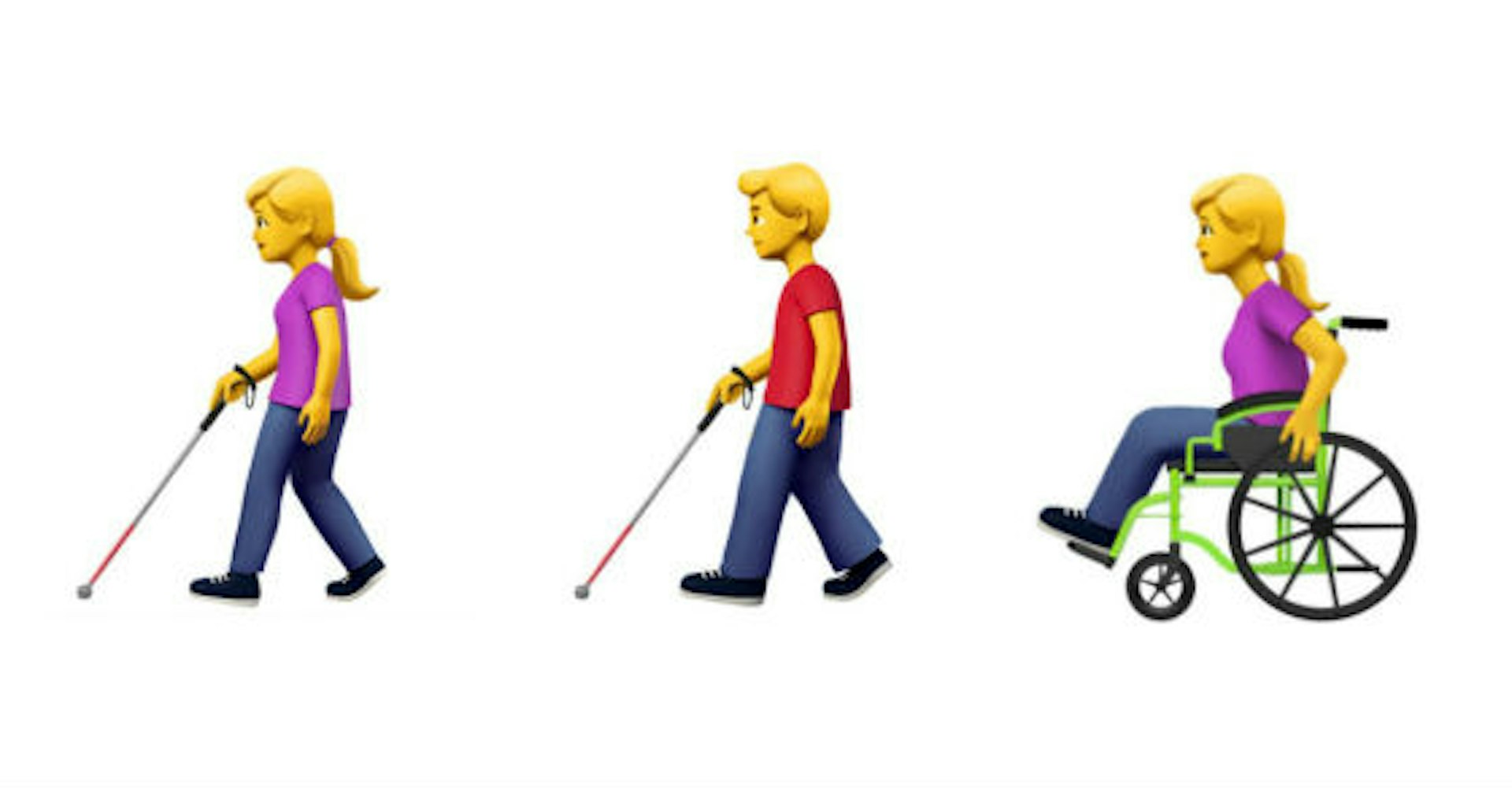 Los emojis de Apple que buscan la inclusión de las personas con discapacidad