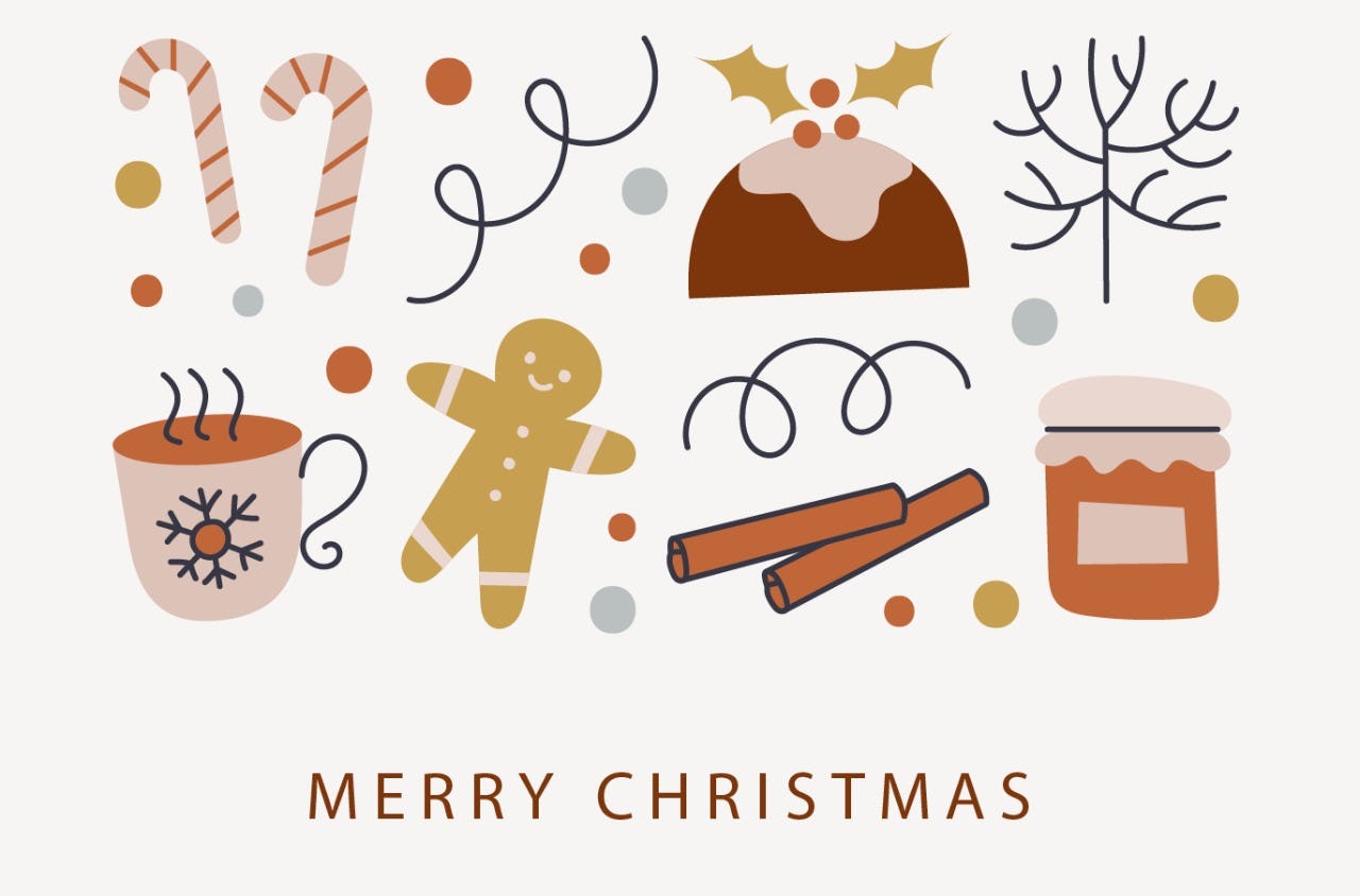 plantilla gratuita para hacer tarjetas de Navidad en 3D