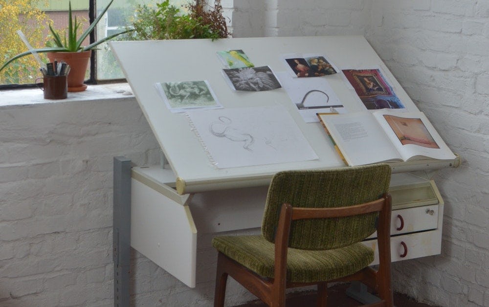 Fotografía del plan de trabajo del libro interactivo.