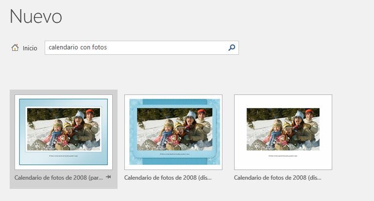 Cómo hacer un calendario con fotos en Word