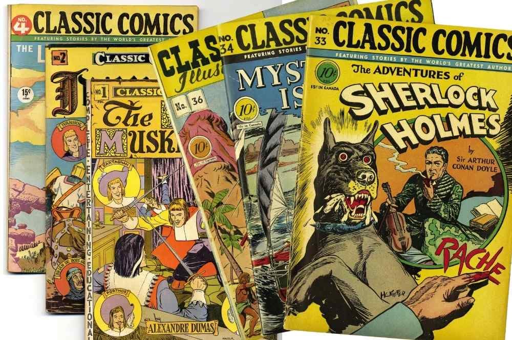Cómic famoso de Classic Comics