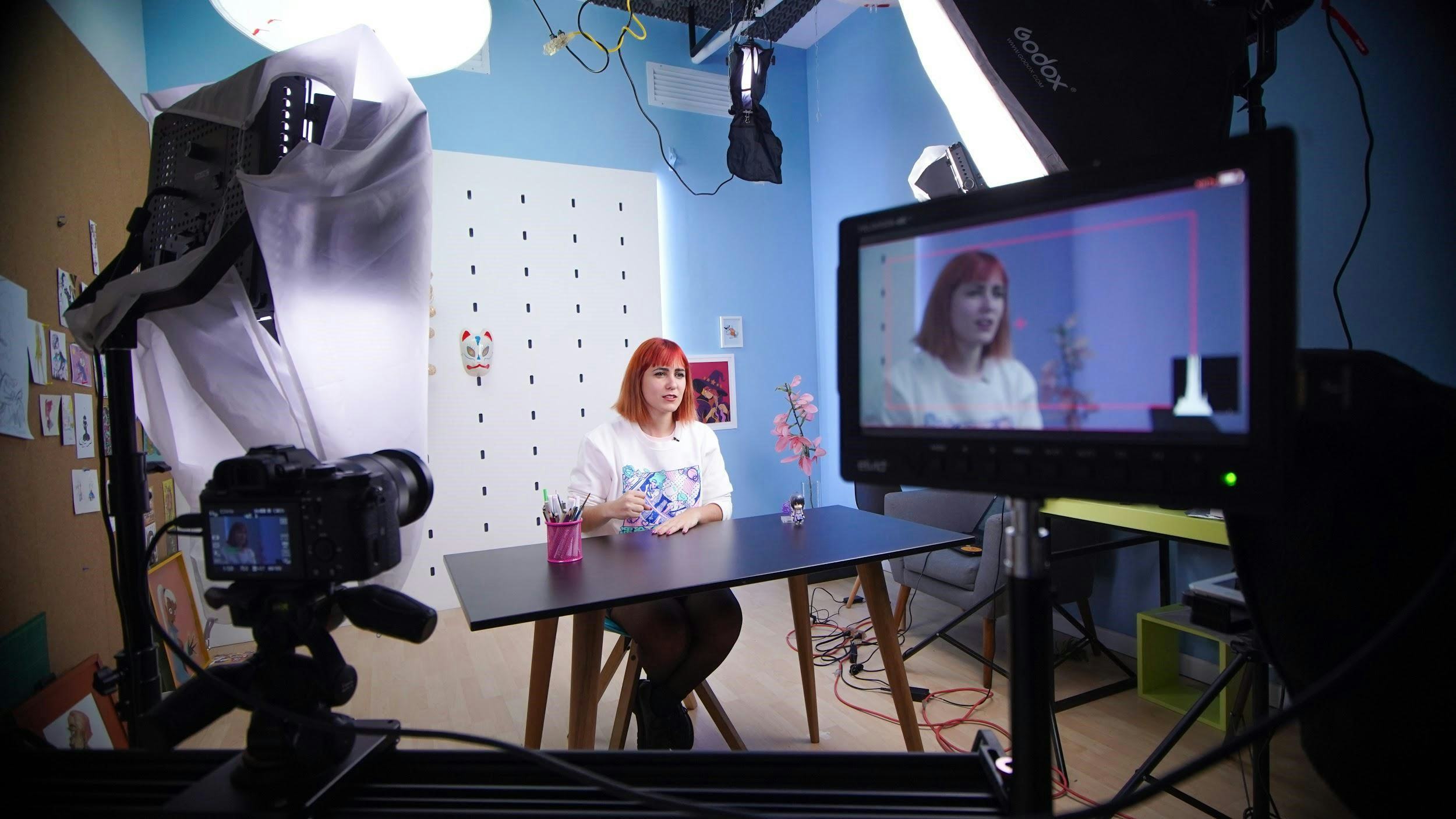 grabación para clase online de crehana