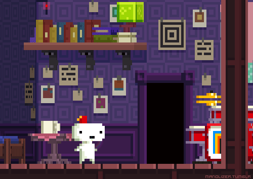 videojuego pixel art