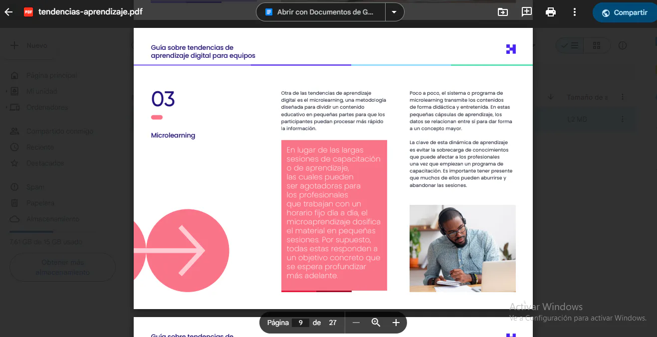 ebook tendencias de aprendizaje microlearning