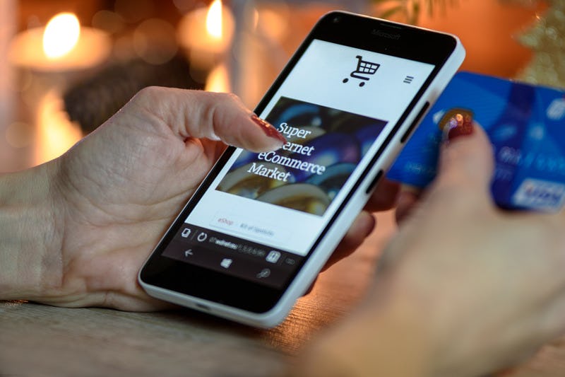 página de comercio electrónico responsive