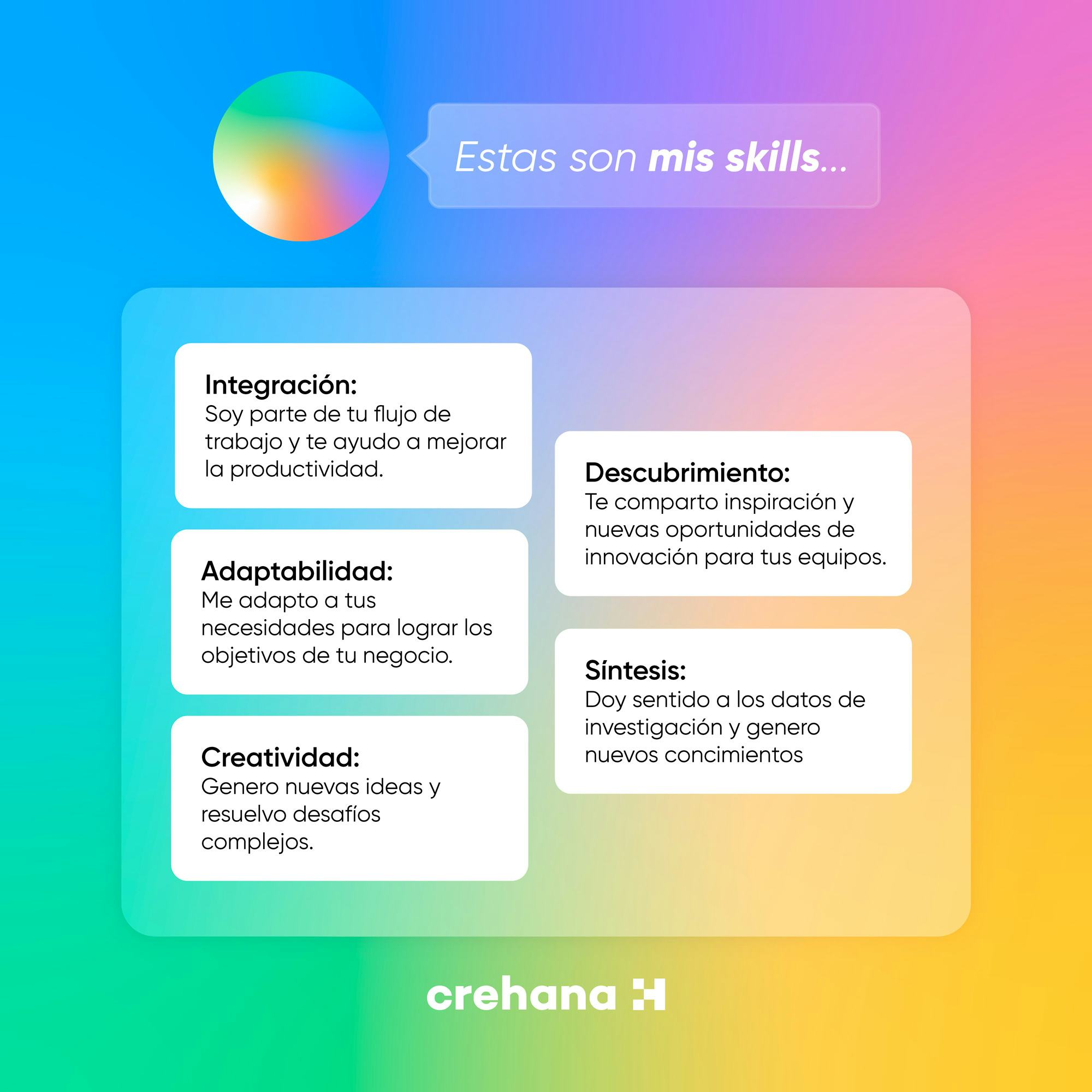 skills de Hana AI de Crehana