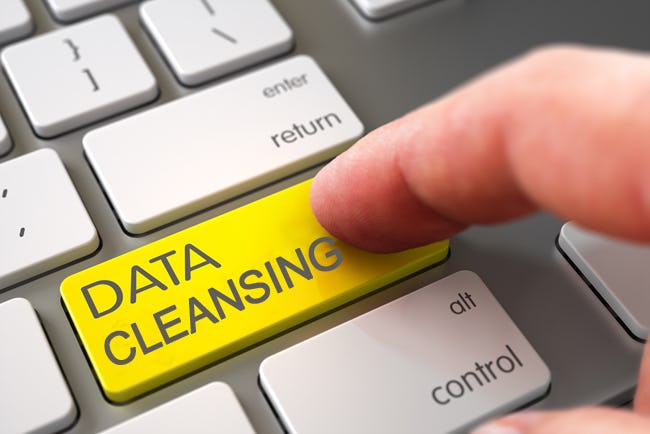 data cleansing o limpieza de datos