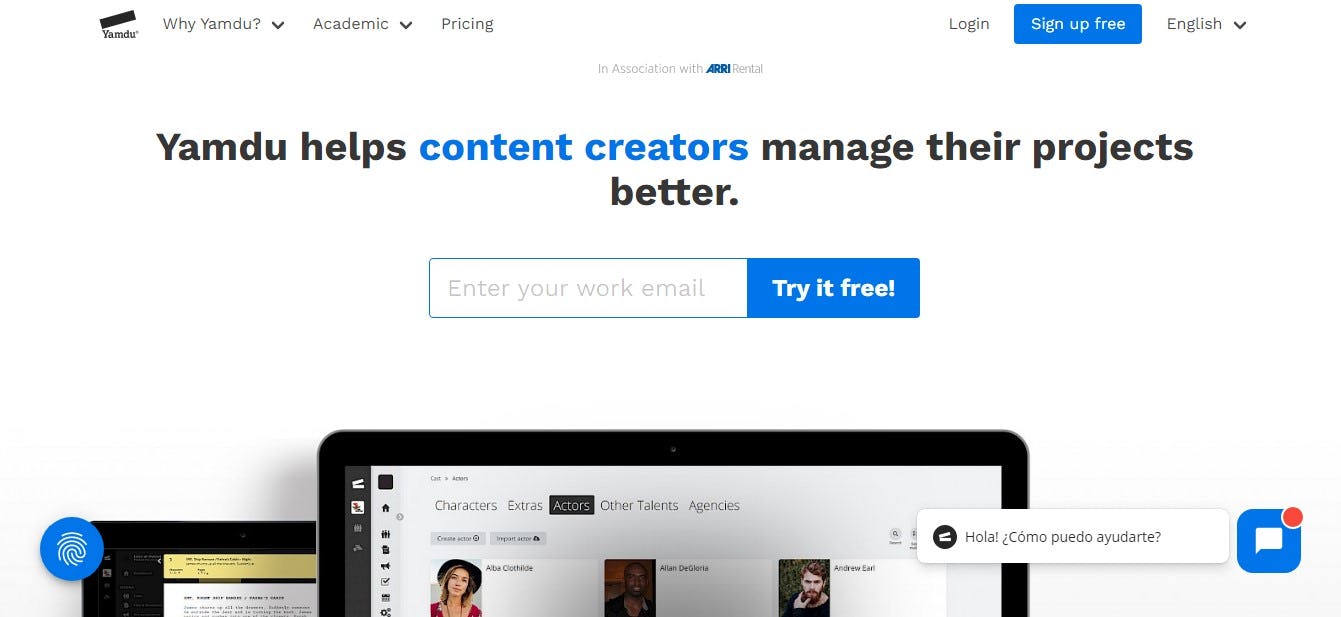 Hacer un plan de grabación con Yamdu