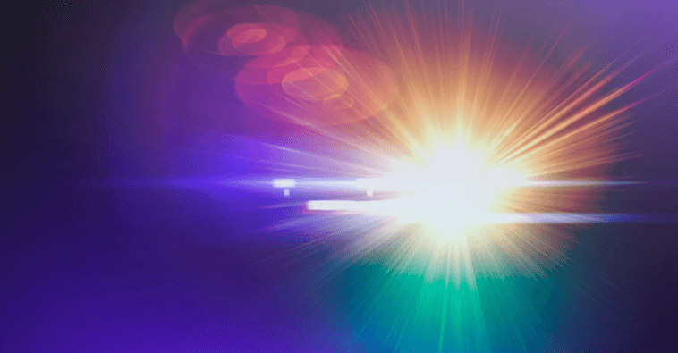 Flares lente digital photoshop