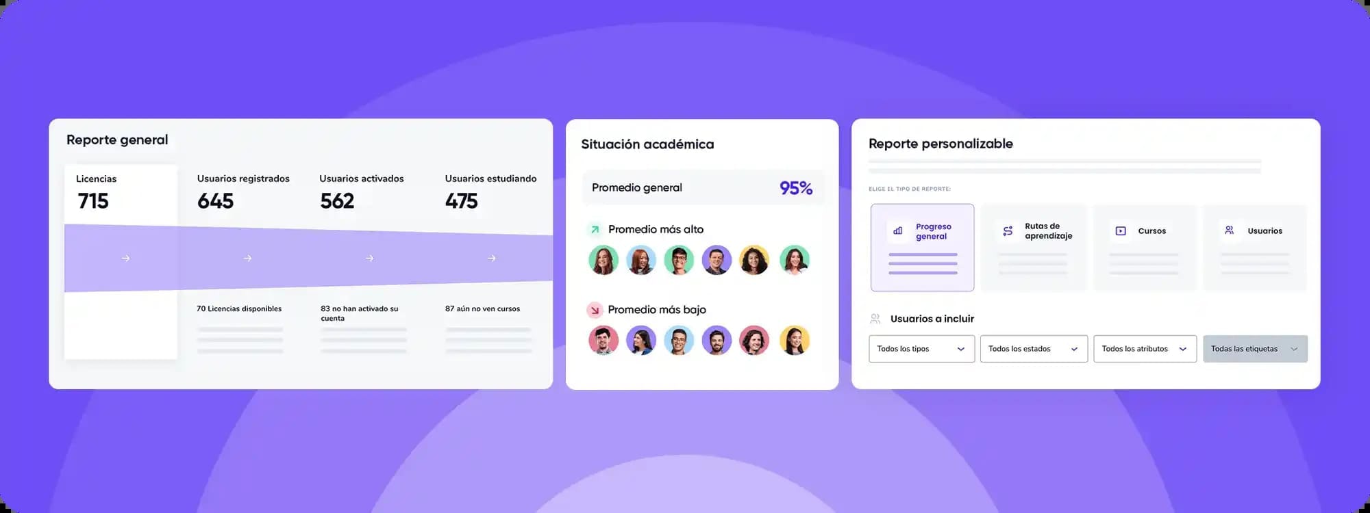reporte desarrollo equipos crehana plataforma