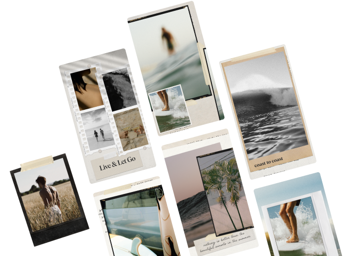 collage de fotos hecho con Unfold