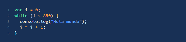 ciclos while Javascript
