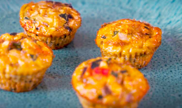 Muffins de desayuno saludable