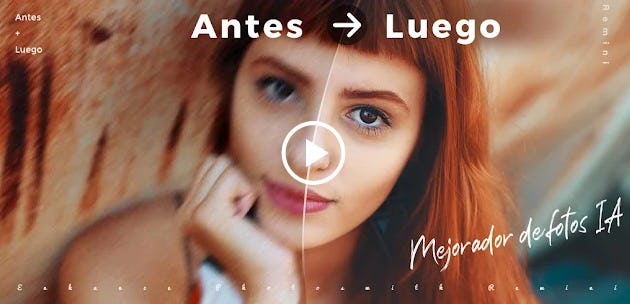 Remini aplicación para restaurar imágenes antiguas