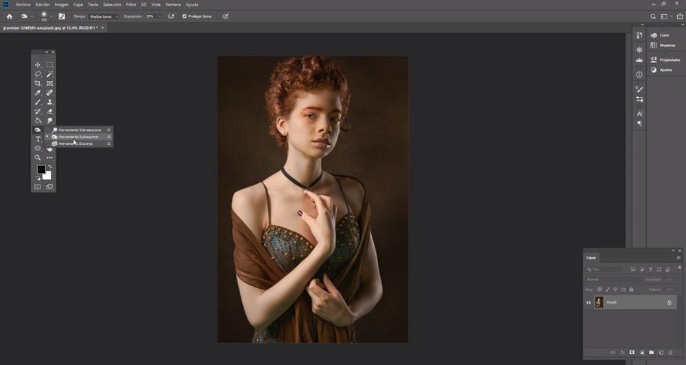 retoque en photoshop