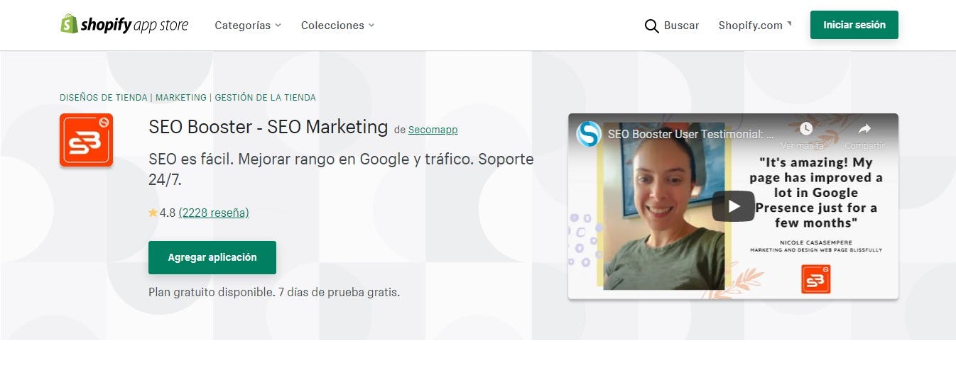 Aplicaciones para Shopify