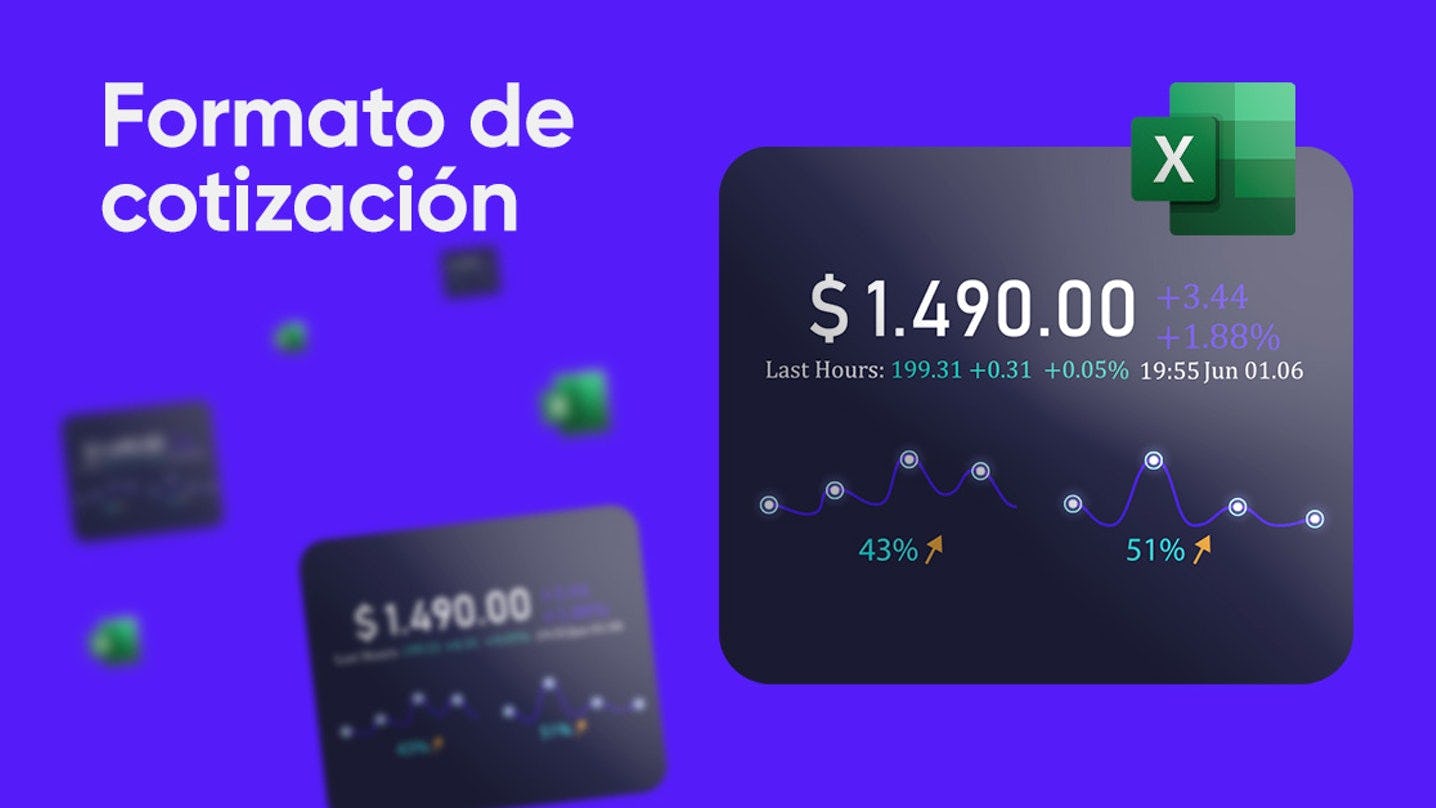 Formato de cotización en Excel