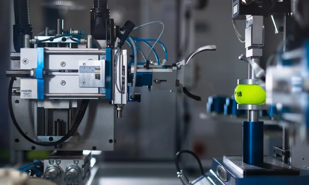 Máquina que representa los beneficios de las herramientas de inteligencia artificial 