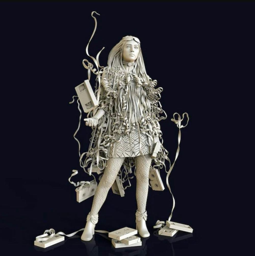 persona modelada 3d Zbrush