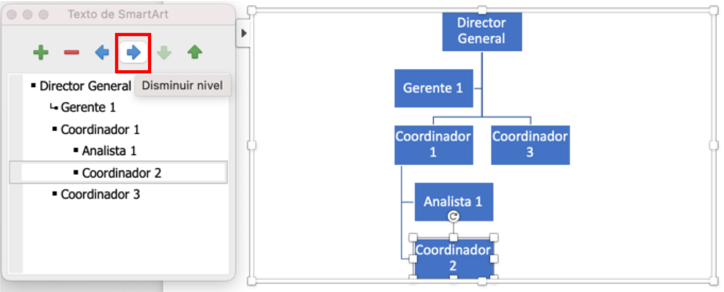 Paso 5-3 Organigrama Word