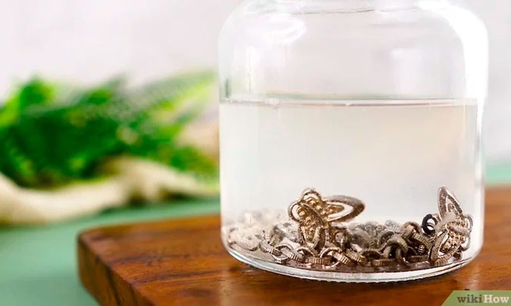 como limpiar joyeria plata vinagre