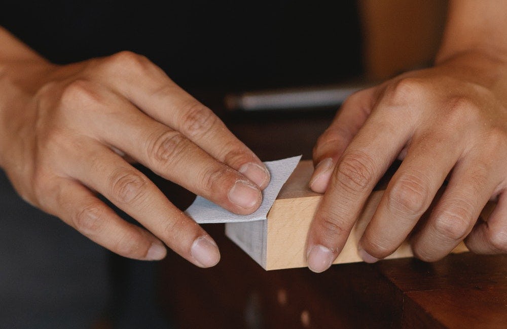 lijas para pulir wooden art toys