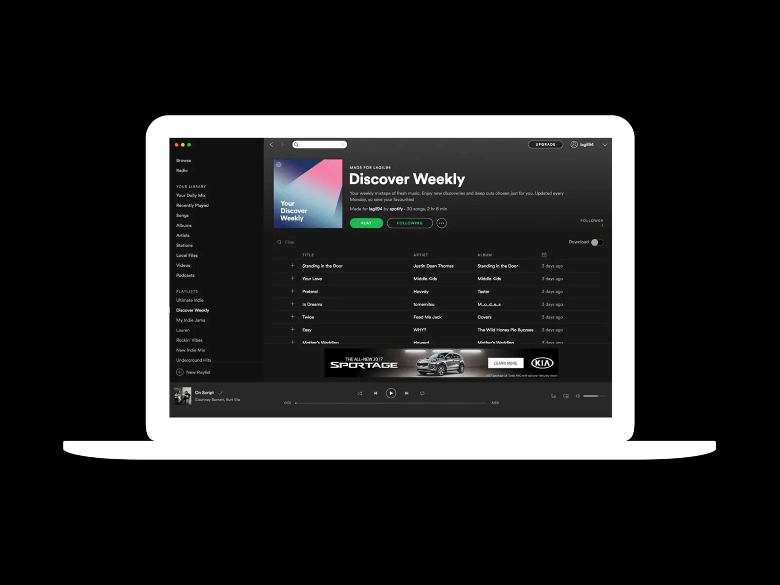 publicidad en spotify formato megabanner