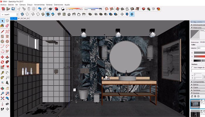 modelado 3D Sketchup