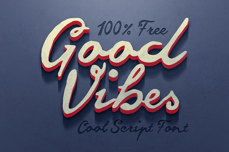 good vibes font