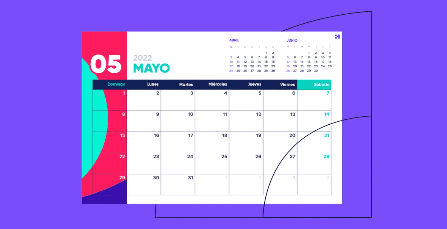 mayo organizadores mensuales