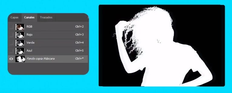 edición por canales en Photoshop