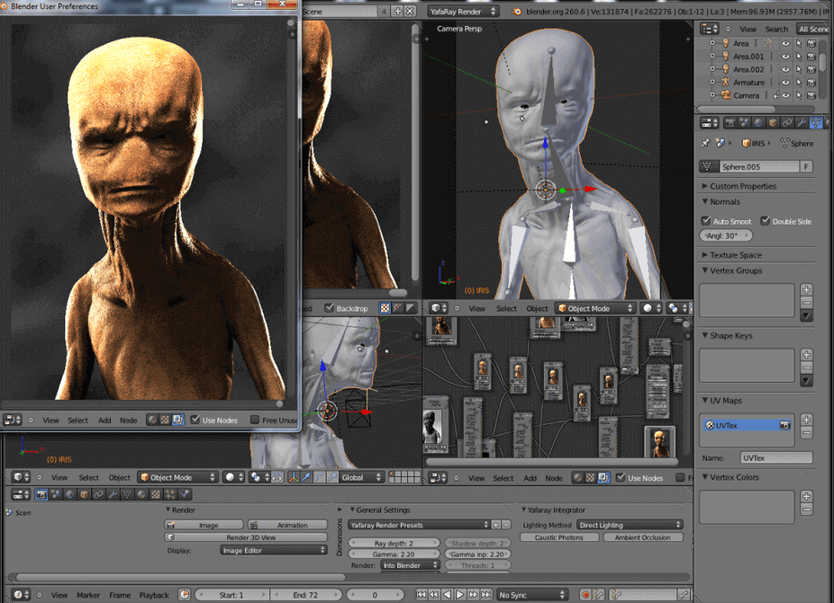 edicion 3d en blender