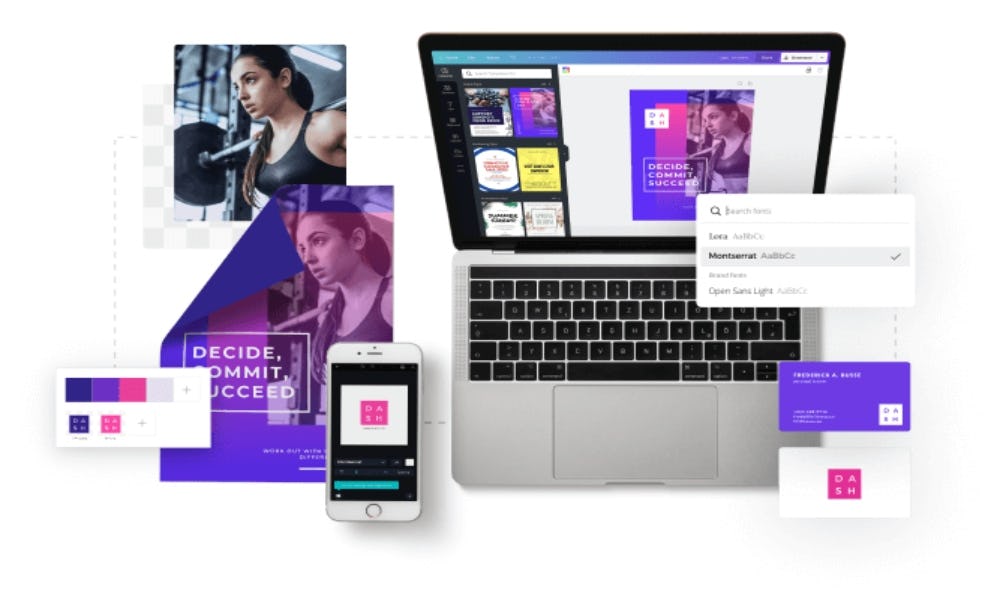 Canva como uno de los programas para hacer libro de fotos