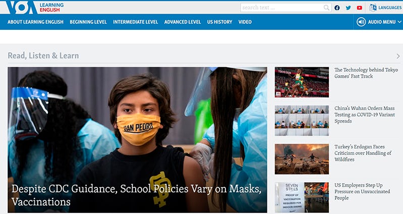 podcast en ingles voice of america