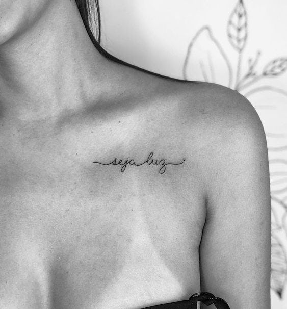 Tatuaje: Frase - Tatuajes para Mujeres