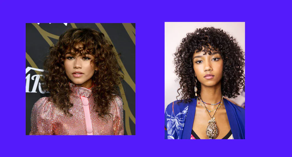 Corte Shaggy para cabello rizado