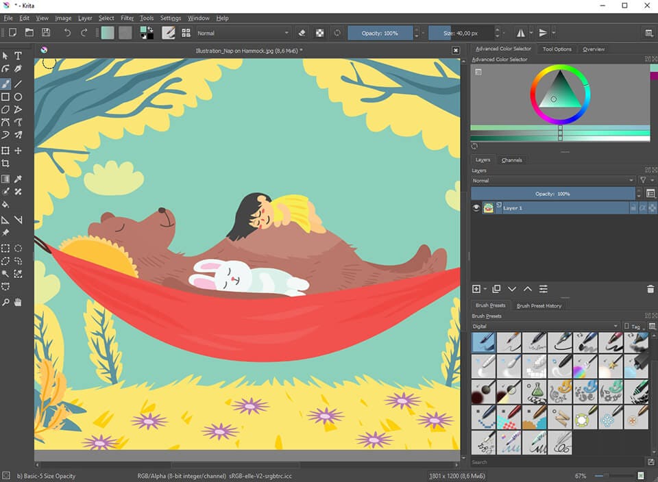 krita diseño grafico