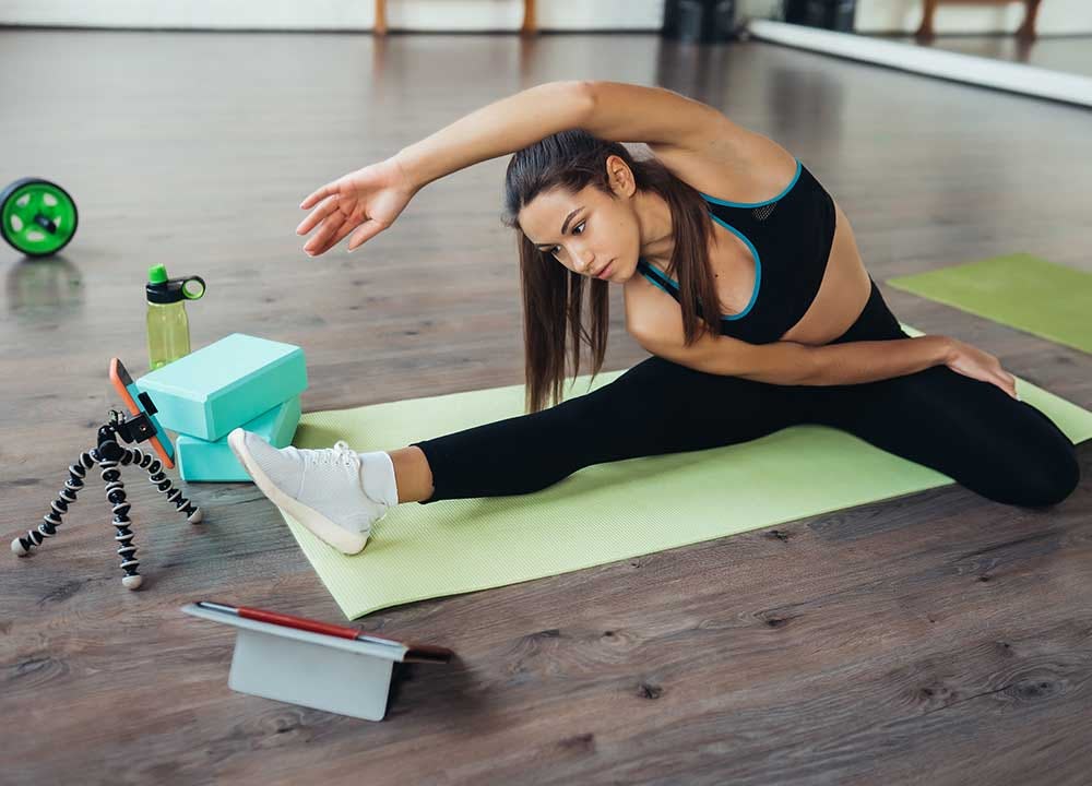yoga en casa entrenamiento