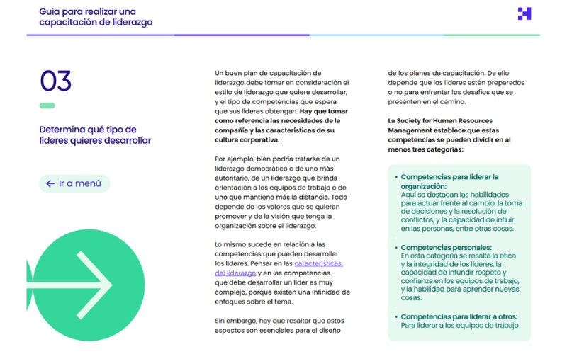 capacitación de liderazgo excedencia laboral