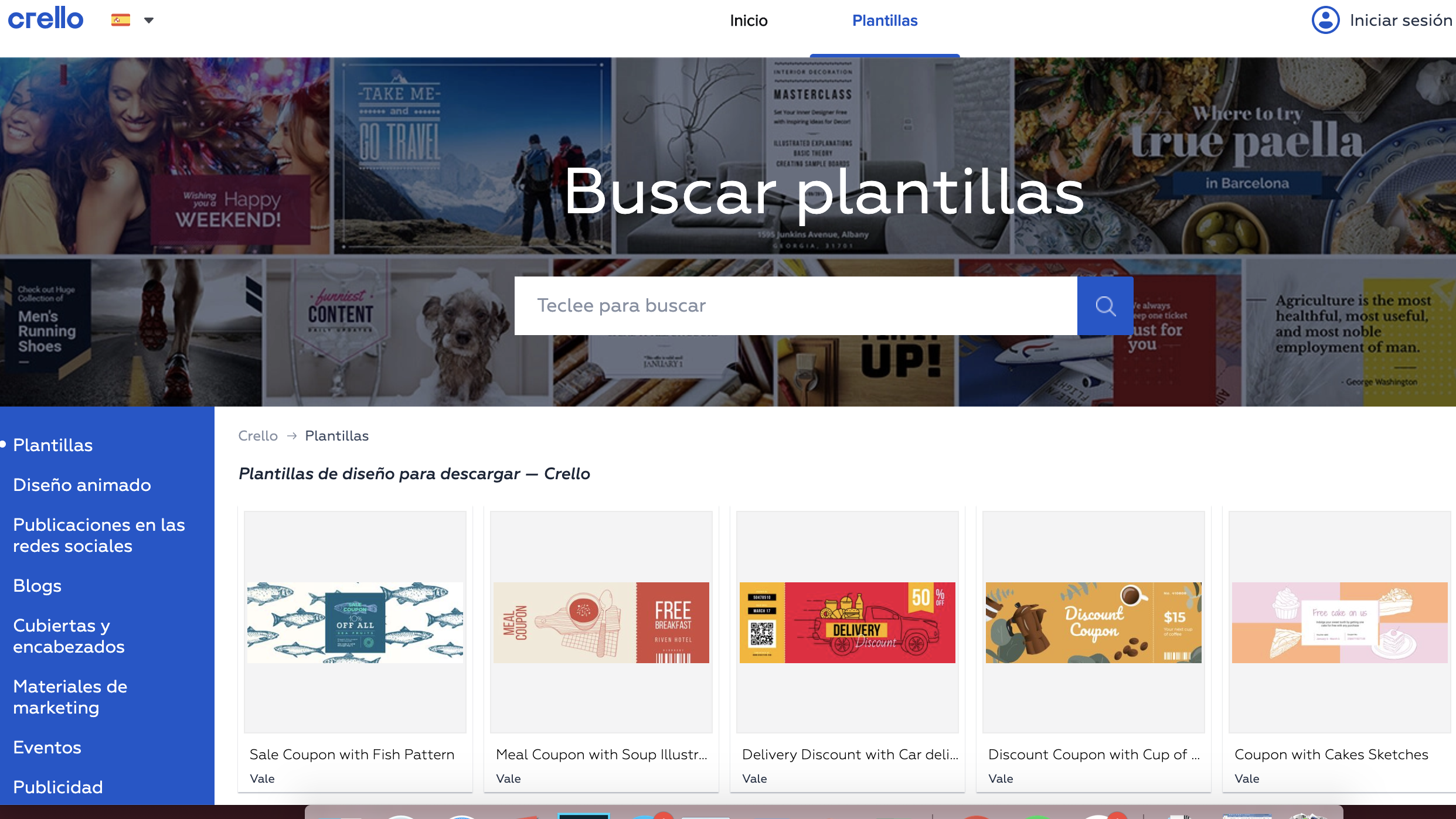 crello cartel publicitario