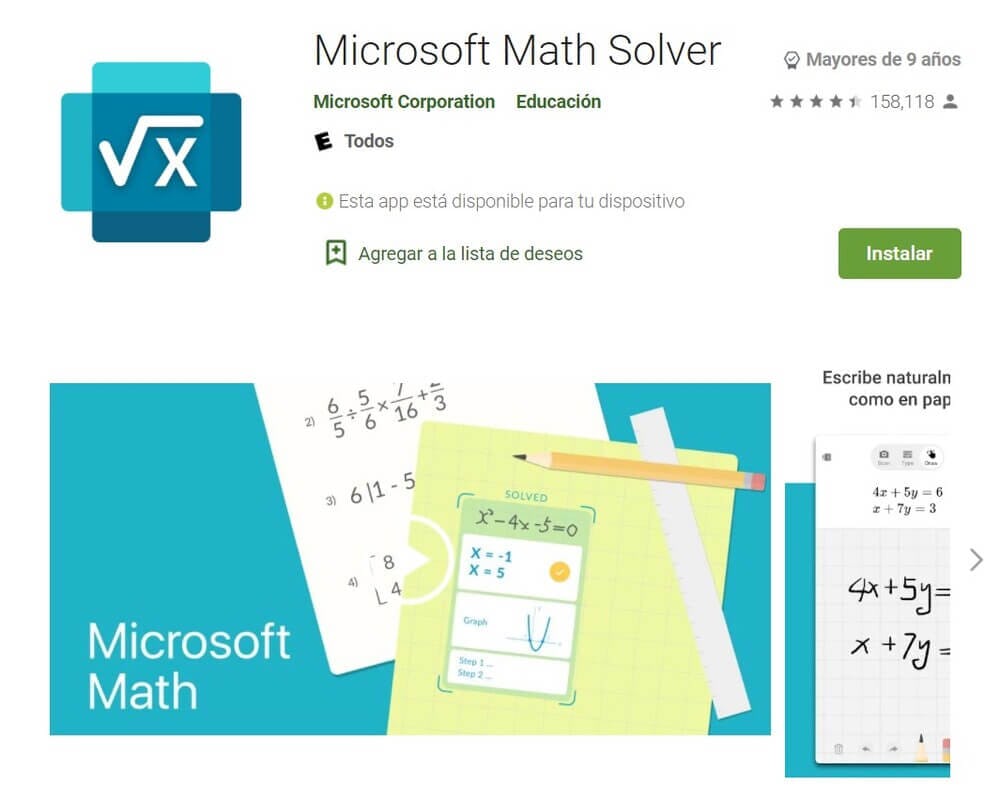 microsoft math solver