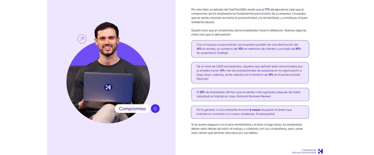 Calendario de Recursos Humanos