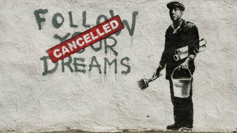 Obra callejera de Banksy