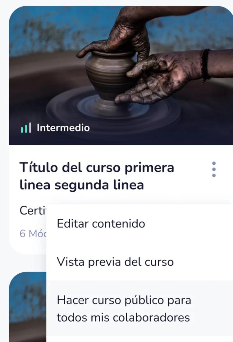 administrador plataforma crehana