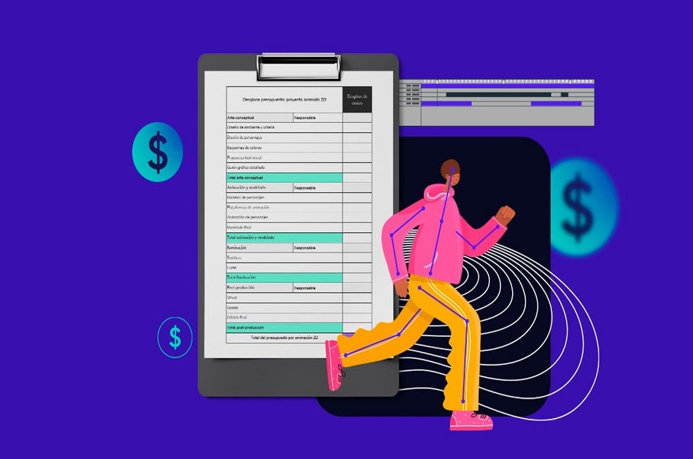 plantilla presupuesto animación