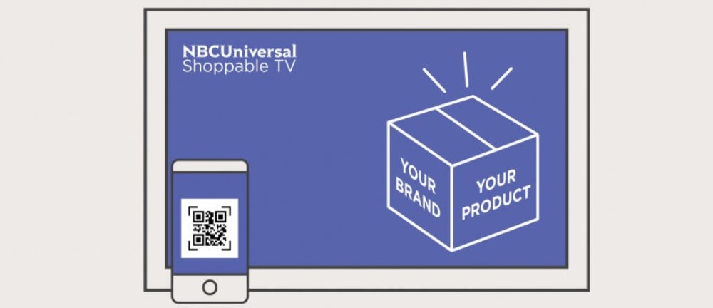 NBC Universal ejemplo de Shoppable TV