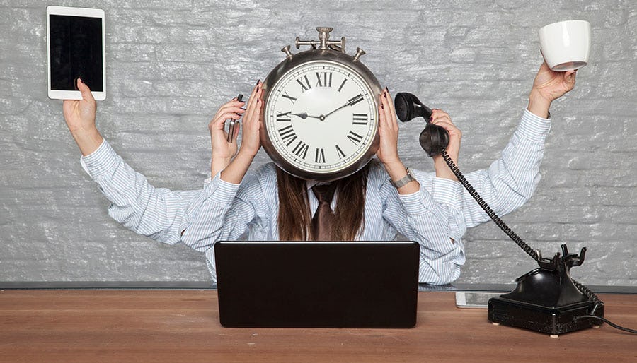 gestión del tiempo para administrar un negocio