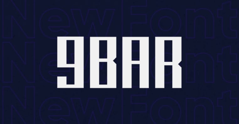 9BAR Font